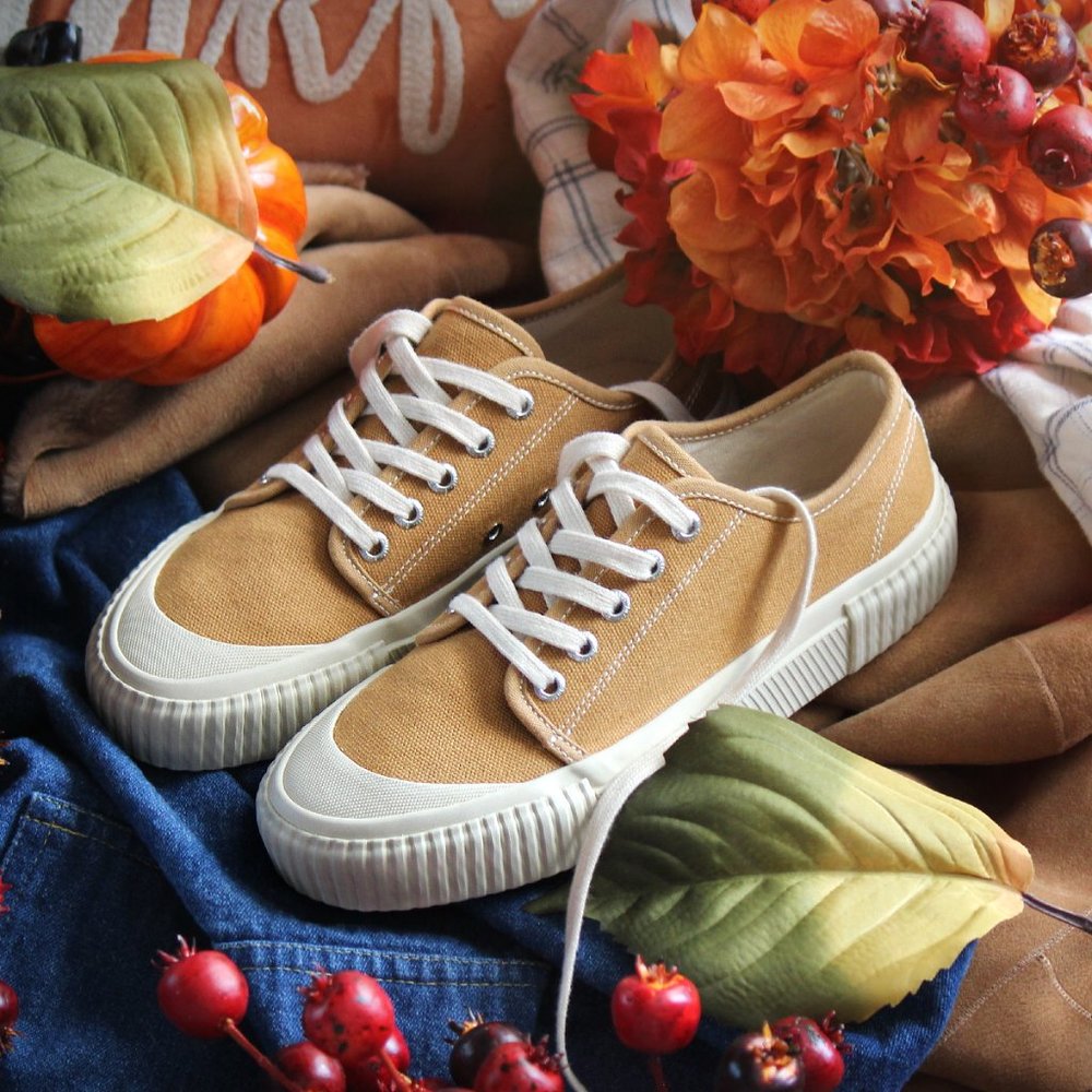 Camel Guffy Women's Casual Canvas Sneakers